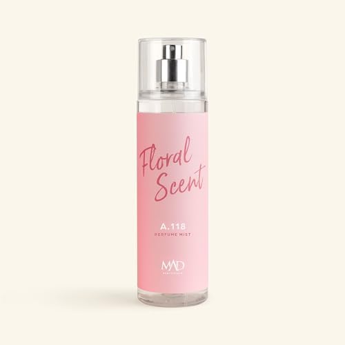 Mad A118 200 ml Kadın Parfüm Body Mist –Bergamot, Yasemin,