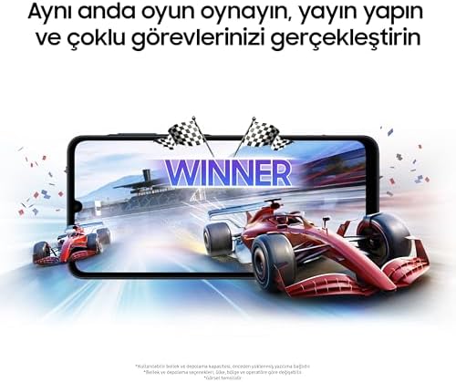 Galaxy A07 LTE, Akıllı Telefon, 4GB RAM, 128GB Hafıza, Siyah, Büyük Ekran, 6 nm işlemcisiyle (Türkiye Garantili)