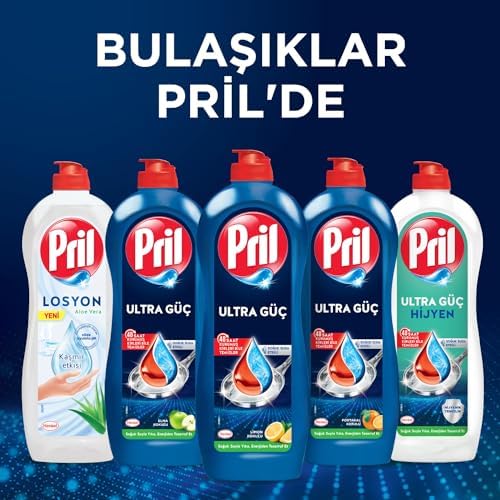 Pril Elde Yıkama Sıvı Bulaşık Deterjanı 1350g Amasya Elması, Amasya Elması 1.35kg 2li paket