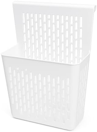 Asmalı Dolap Düzenleyici – Askılı Çok Amaçlı Plastik Organizer Sepet | Mutfak, Banyo, Dolap ve Ofis İçin Pratik Düzenleyici Kutusu (255x110x325 mm, Beyaz)