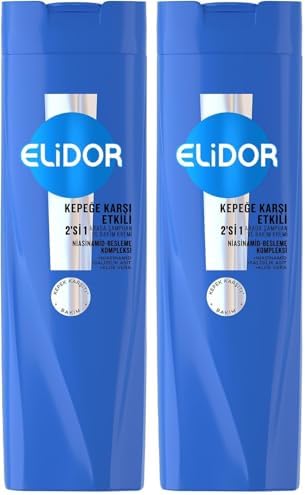 Elidor Şampuan ve Saç Bakım Kremi Kepeğe Karşı Etkili 400 ml 2li paket