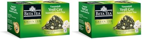 Beta Tea Beta Jasmine Green Bardak Poşet 20 Adet (Yaseminli Yeşil Çay) 2li paket