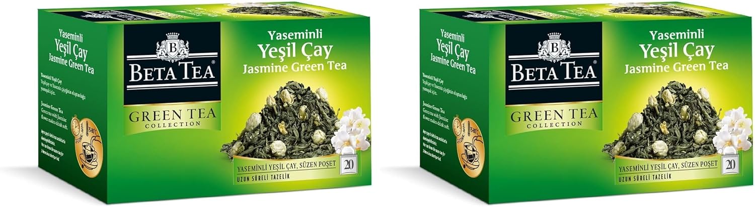 Alternative view of Beta Tea Beta Jasmine Green Bardak Poşet 20 Adet (Yaseminli Yeşil Çay) 2li paket