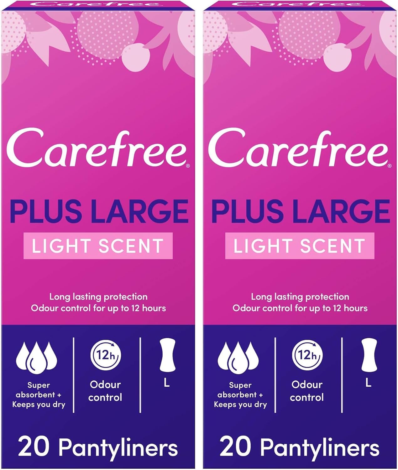 Alternative view of Carefree Refresh Maxi Günlük Ped, 20'li 2li paket