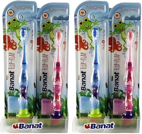Flip Flap Çocuk Diş Fırçası 2li paket