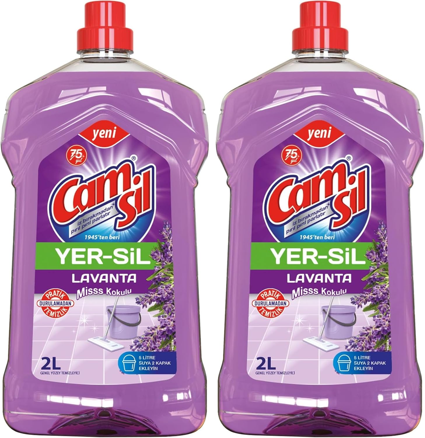 Alternative view of CAMSİL Yer-Sil Lavanta 2 L Dökme 2li paket