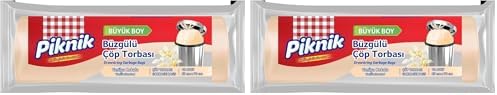 Piknik Çöp Torbasi Büzgülü Vanil.Büyük(10) 2li paket