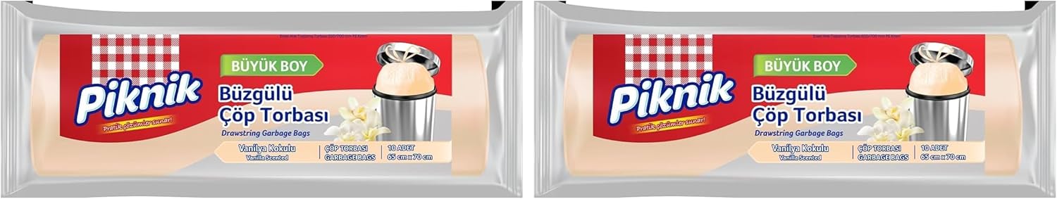 Alternative view of Piknik Çöp Torbasi Büzgülü Vanil.Büyük(10) 2li paket