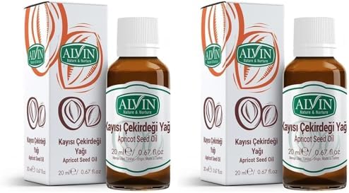 Alternative view of Alvin Kayısı Çekirdeği Yağı, Soğuk Sıkım,Yüzde Yüz Saf ve Doğal, 20 ml 2li paket