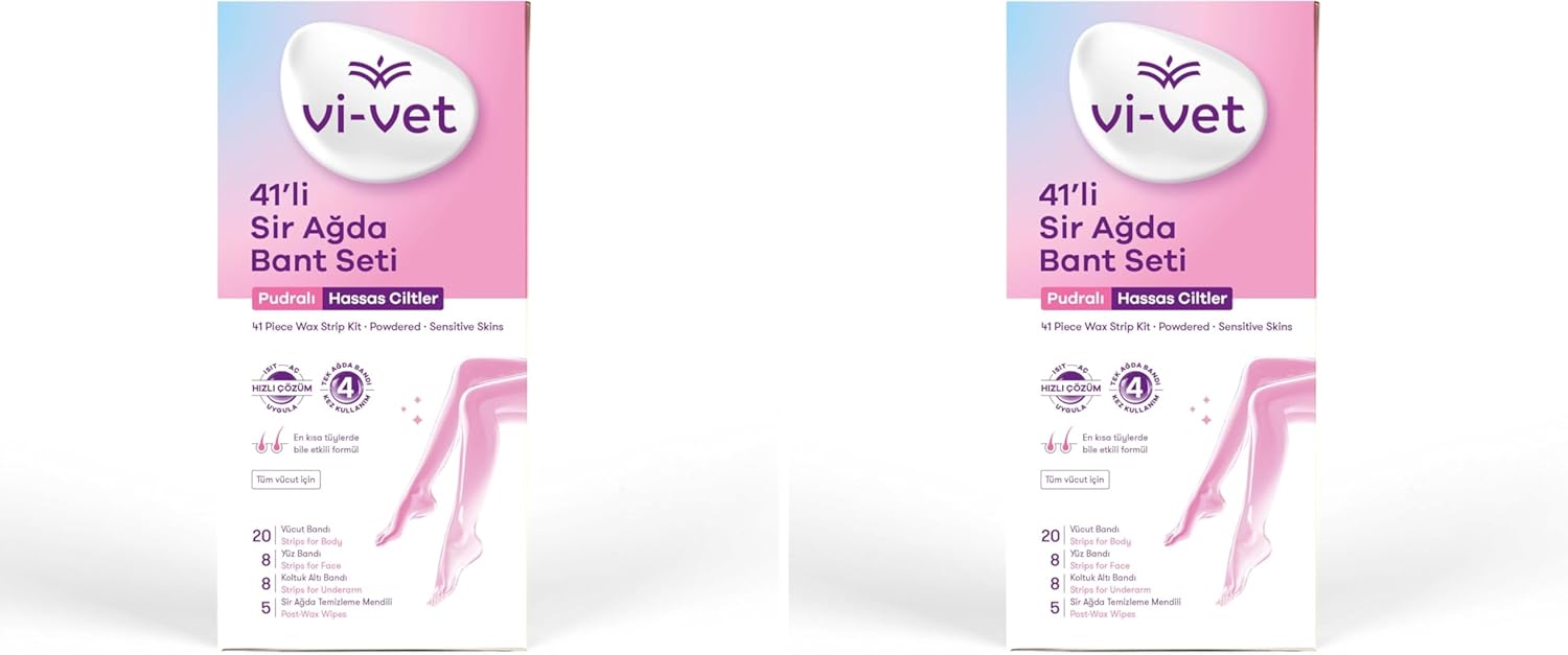 Alternative view of Vi-vet Sir Ağda Bant Seti Pudralı (Yeni), 41 Adet 2li paket