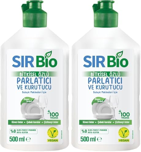 Alternative view of Sır Bio Bitkisel Özlü Bulaşık Makinesi Parlatıcı & Kurutucu 500 ml 2li paket