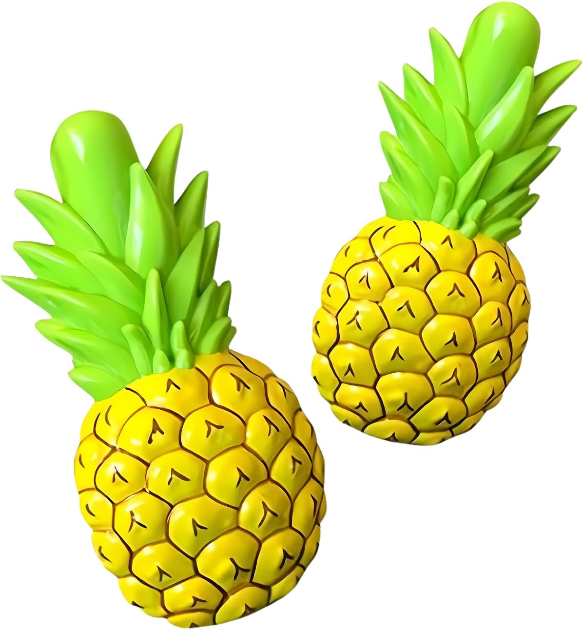 Ananas Şeklinde Plaj Havlusu Mandal Klipsi, Sarı-Yeşil, Rüzgar Dayanıklı, Güçlü Tutuşlu, 2'li Set