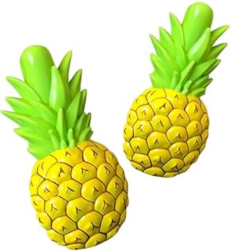 Alternative view of Ananas Şeklinde Plaj Havlusu Mandal Klipsi, Sarı-Yeşil, Rüzgar Dayanıklı, Güçlü Tutuşlu, 2'li Set