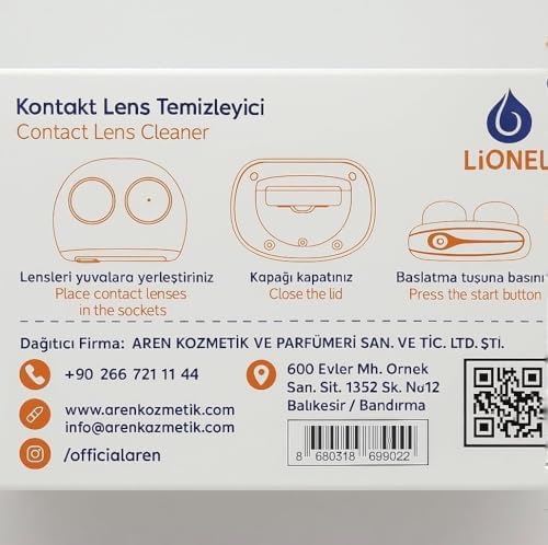 EyeKan Kontakt Lens Temizleyici – Pilli, Taşınabilir ve Pratik Lens Bakım Cihazı