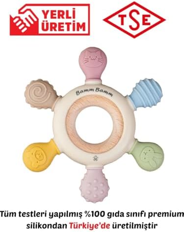 Alternative view of Bamm Bamm Diş Kaşıyıcı Yerli Üretim Silikon Hafif ve Rahat Kavranır