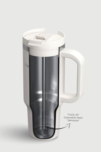 2 Moods -in Tumbler Sızdırmaz Çelik Termos 900 ML Sand ST-242