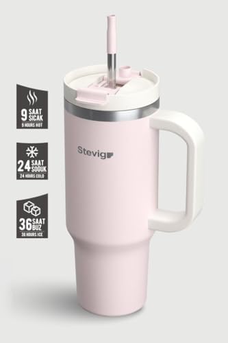 2 Moods -in Tumbler Sızdırmaz Çelik Termos 900 ML Petal Pink ST-241