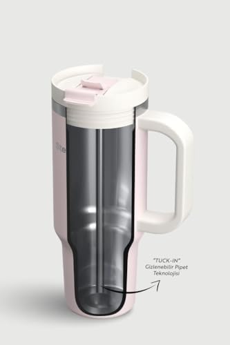 Alternative view of 2 Moods -in Tumbler Sızdırmaz Çelik Termos 900 ML Petal Pink ST-241