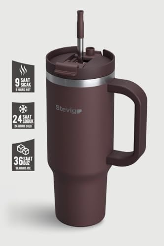 Alternative view of 2 Moods -in Tumbler Sızdırmaz Çelik Termos 900 ML Chocolate Plum ST-238