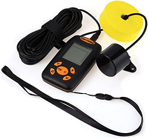 Dijital Balık Bulucu Ultrasonik Sonar Gps100Mt Siyah