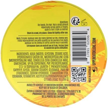 Uppercut Deluxe Blacklight Pomade Limited Edition Wax 100g