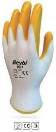 YAPI Beybi PN7 Polyester Örme Nitril Eldiven 10 BEDEN 5 ÇİFT