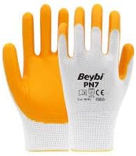 Alternative view of YAPI Beybi PN7 Polyester Örme Nitril Eldiven 10 BEDEN 5 ÇİFT
