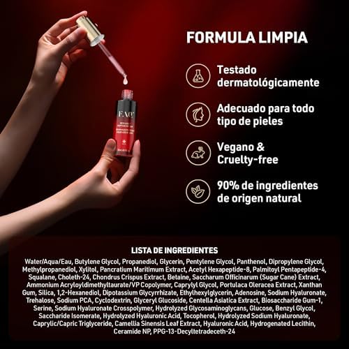 Alternative view of FAQ Kırmızı Işık Peptit Serumu – Kadınlar ve Erkekler İçin Hyaluronik Asit ve Peptit Yüz Serumu, LED Cihazlarıyla Kullanıma Uygun Hafif Nemlendirici