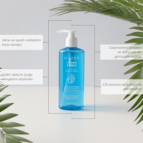 Alternative view of GLONE Lakarin Tonik, 200ml I Akne ve Siyah Nokta Karşıtı Gözenek Sıkılaştırıcı Canlandırıcı Tonik