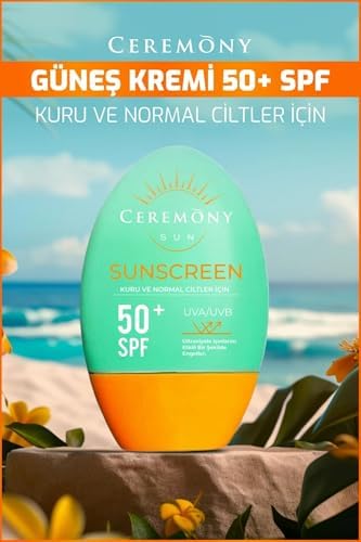 CEREMONY GÜNEŞ KREMİ 50+SPF KURU VE NORMAL CİLT.
