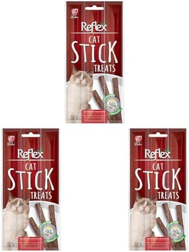 Reflex Biftekli Kuzulu Kedi Ödül Çubuğu 5 Gr 3 Adet 3lü paket