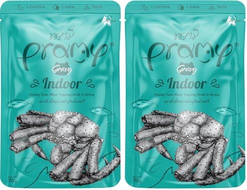Sos İçinde Yengeç Çubuklu Ve Ton Balıklı Kedi Maması, 70 Gram 2li paket