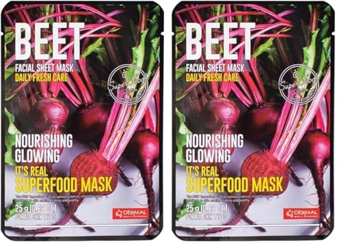 Alternative view of DERMAL Besleyici ve Canlandırıcı Pancar Maskesi 25gr 2li paket
