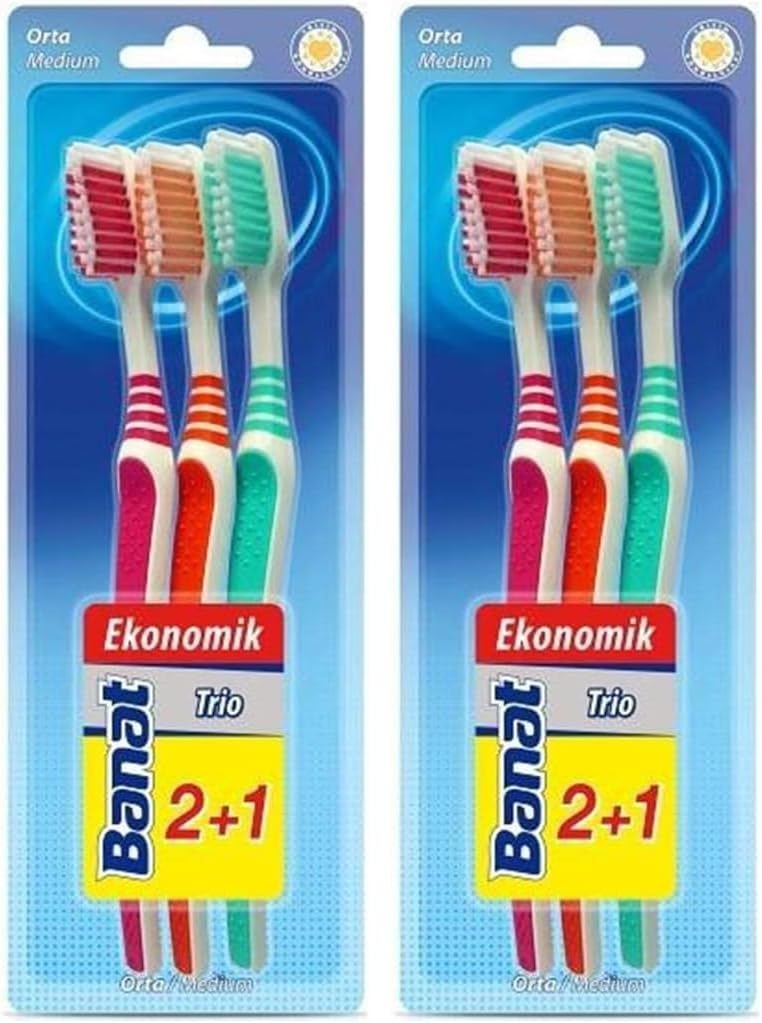 Alternative view of Trio 3'lü Diş Fırçası Medium 2li paket