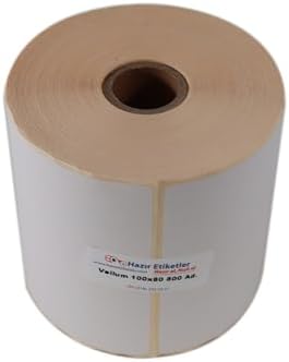 Alternative view of Rulo Etiket 100mm X 80mm 800 Adet 25mm Çapında