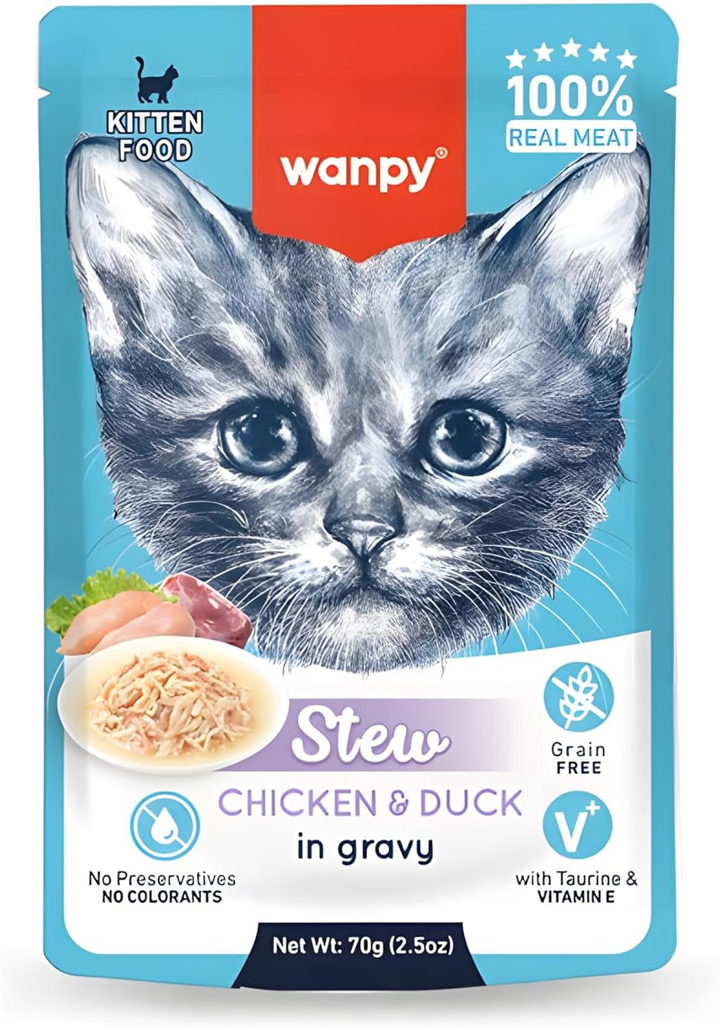 Alternative view of Pouch Tavuklu ve Ördekli Yaş Kedi Maması 70gr