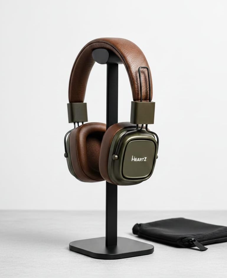 Alternative view of CLASİC H10 KAFAÜSTÜ WİRELESS BLUETOOTH KULAKÜSTÜ BÜYÜK KLASİK ÜST KALİTE KABLOSUZ KULAKLIK 120 SAAT BEKLEME 8 SAAT AKTİF MÜZİK 5.4 VERSİON BLUETOOTH (KOYU KAHVE)