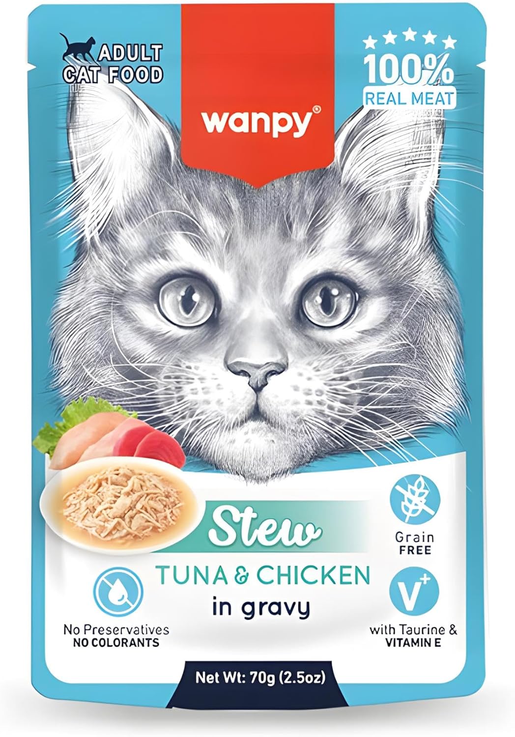 Alternative view of Pouch Ton Balıklı ve Tavuklu Yaş Kedi Maması 70gr