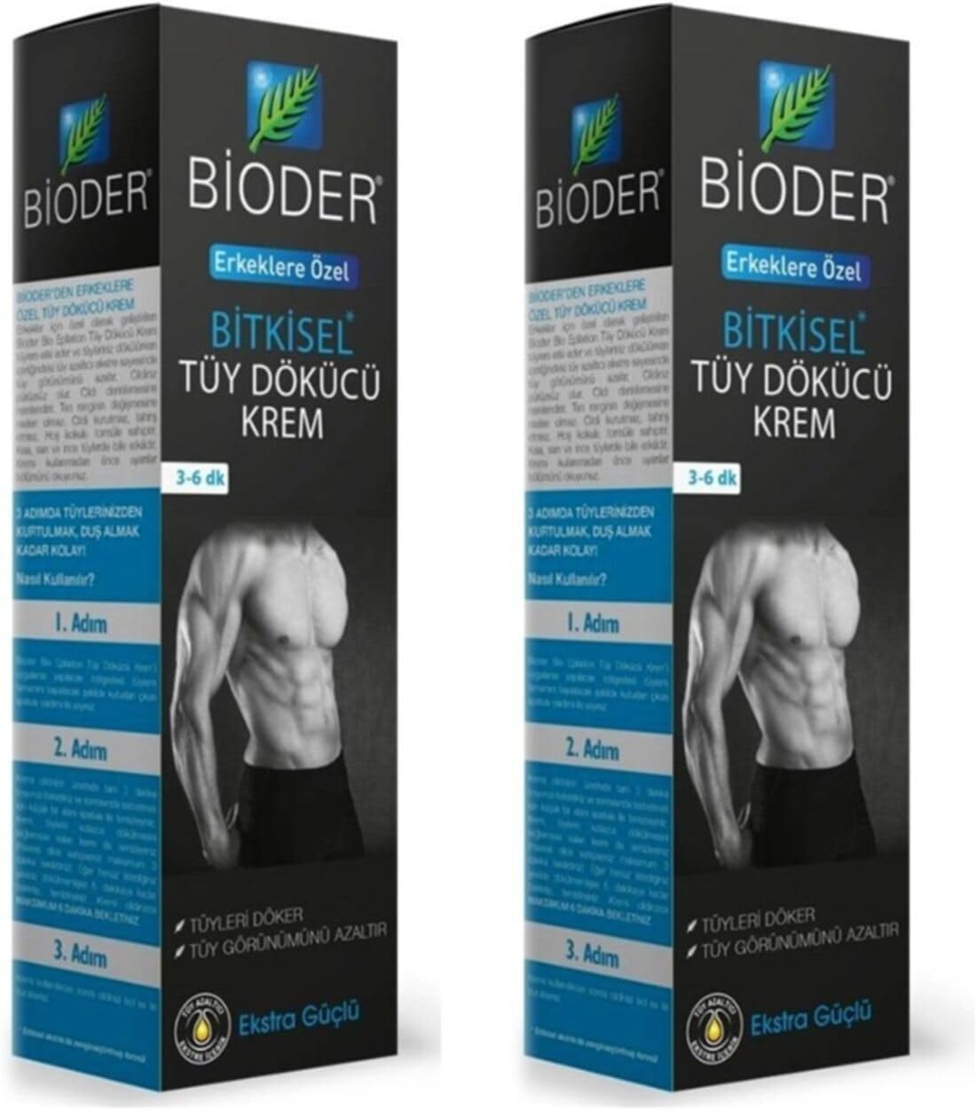 Alternative view of Bioder Tüy Dökücü Krem Erkekler Için 100 Ml 2'Li Paket Erkek