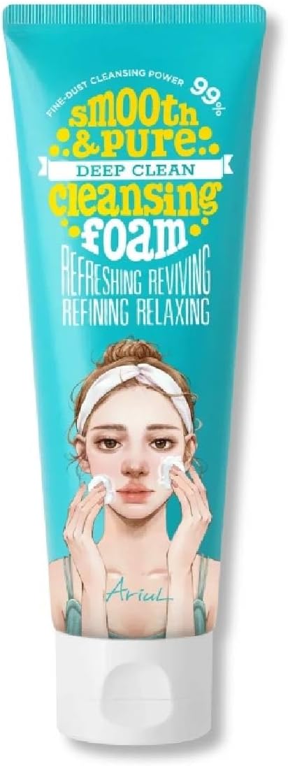 Ariul Smooth & Pure Temizleme Köpüğü 120 Ml|%93 Doğal Derin Temizleyici|manyetik Mikro Baloncuklu