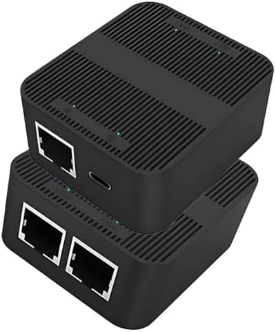 Alternative view of 0246 Ethernet Splitter 1 Giriş 2 Çıkış Gigabit 1000Mbps Çevirici Çoklayıcı Ethernet Splitter | 1 Giriş 2 Çıkış | Gigabit 1000Mbps | USB-C Güç Destekli