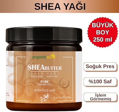 Alternative view of Shea Yağı 250 ML |%100 Ham, Soğuk Pres, Rafine Edilmemiş, Shea Butter Karite | Kuru Cilt, Saç, Dudak, Topuk Bakımı