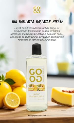 Gogo Lemon Cheesecake Kolonya 250ml Cam Şişe