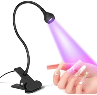 Alternative view of Siyah 3W UV LED Tırnak Kurutucu Ultraviyole Esnek Klipsli Masa USB Jel Kurutma Klipsli Masa Lambası