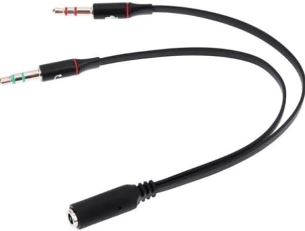 Alternative view of 3.5mm Kulaklık Çevirici Tek Girişli Kulaklığı Çift Girişli Yapar Pc Laptop Uyumlu Çok Renkli