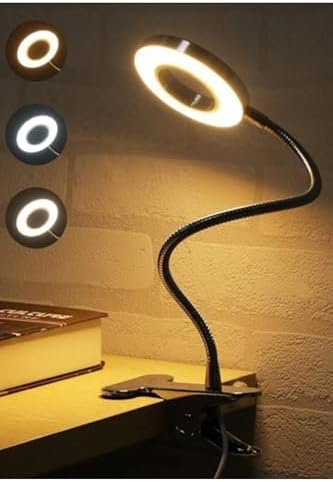 Alternative view of 9 Mod Led Çok Fonksiyonlu Akrobat Masa Lambası Şiddeti Ayarlanabilir 3 Farklı Işık Rengi Usb Girişli Siyah 11 x 50