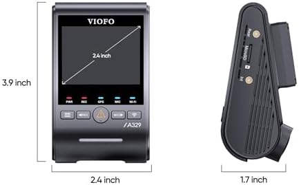 Alternative view of A329S 4K 60FPS Wi-Fi 6 HDR STARVIS 2 Sensör GPS'li SSD Destekli Araç Kamerası