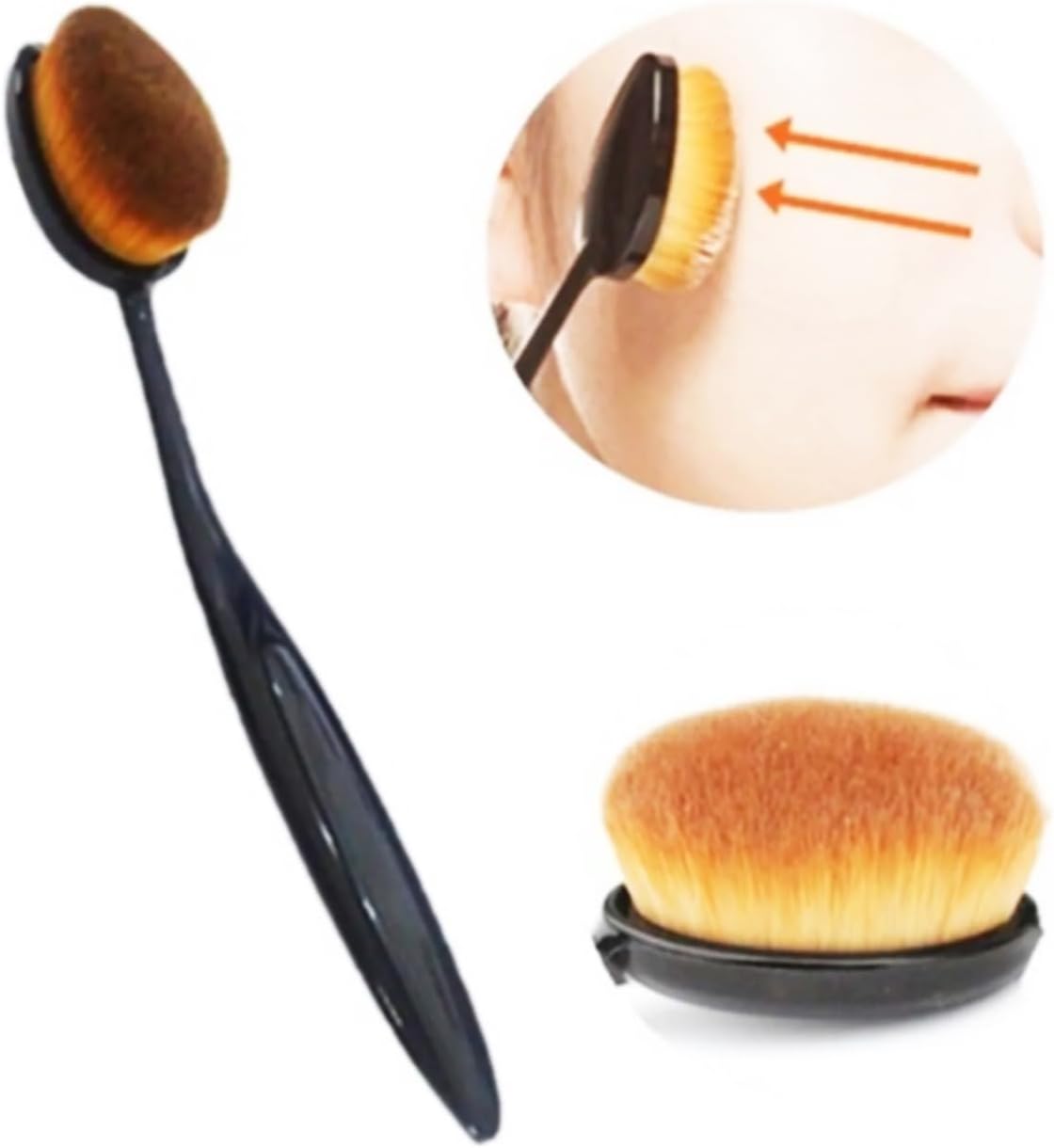 Özel Tasarım Beauty Klasik Kaşık Fırça & Fondöten Fırçası & Kontür Fırçası