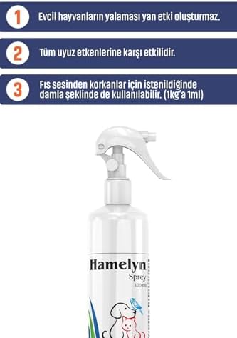 Alternative view of Hamelyn Bit-Pire-Kene Spreyi, Doğal Koruma, Kedi Köpek Kuş Tavşan İçin, 100ml