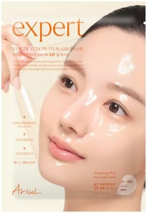 Ariul Expert Niacin Vita 5% Film Gel Mask -%5 Niasinamid Jel Formda Aydınlatıcı Kağıt Maske